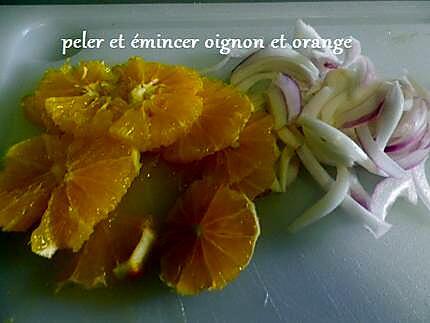 recette Thon à l'orange en salade