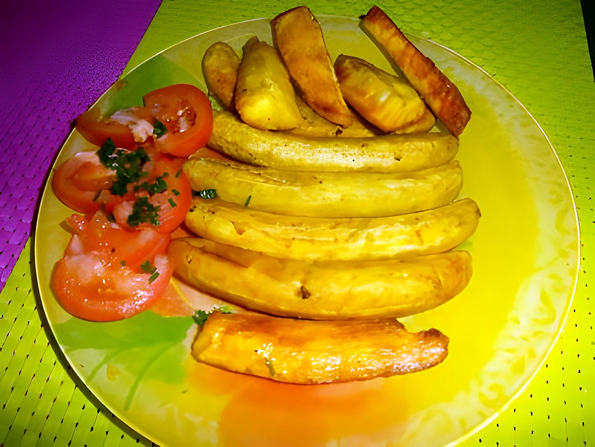 recette banane et manioc Frit