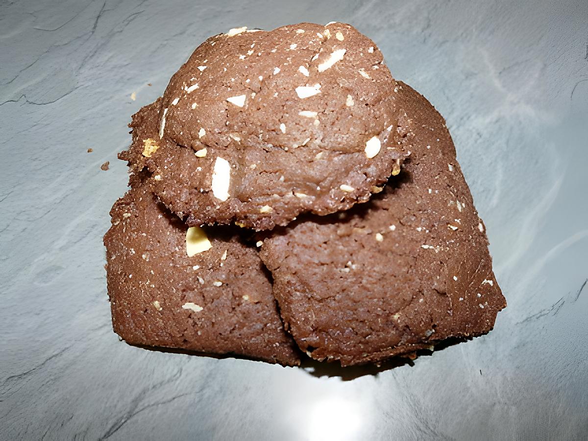 recette Cookies au chocolat et aux amandes