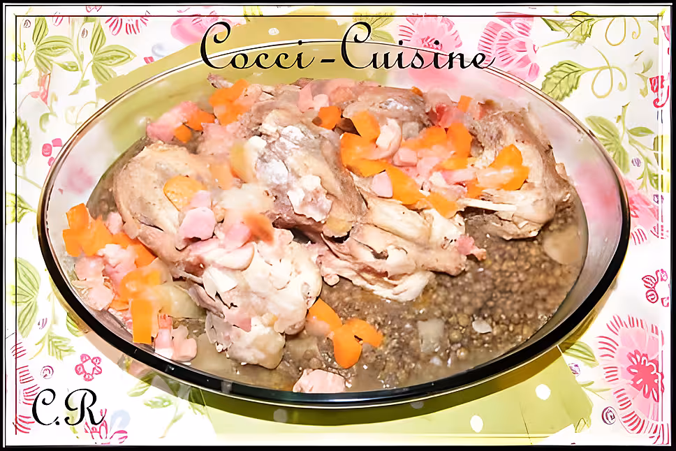 recette Perdreaux aux lentilles