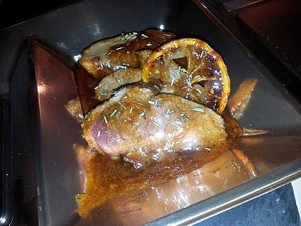 recette Magret de canard au miel et citron sauce au yaourt