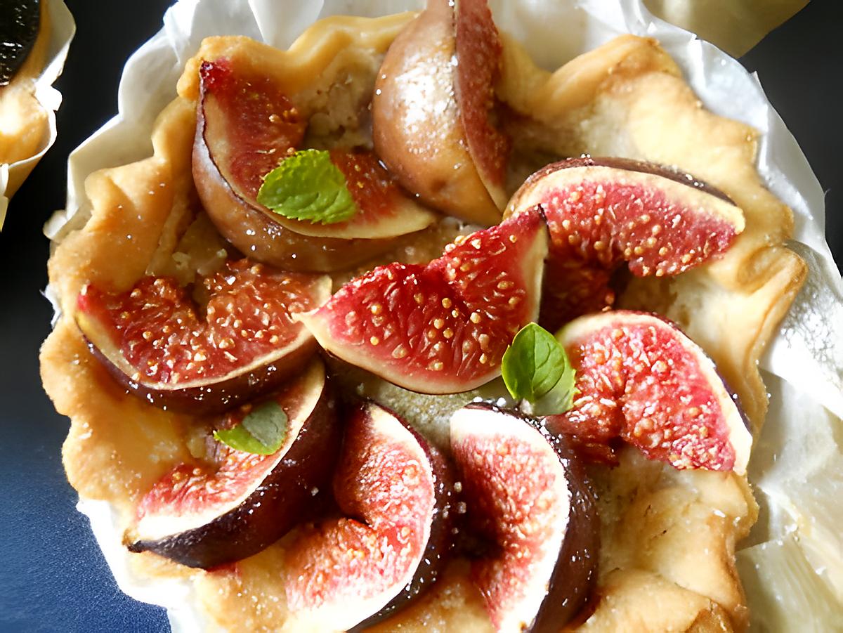 recette Tartelette aux figues et aux pistaches