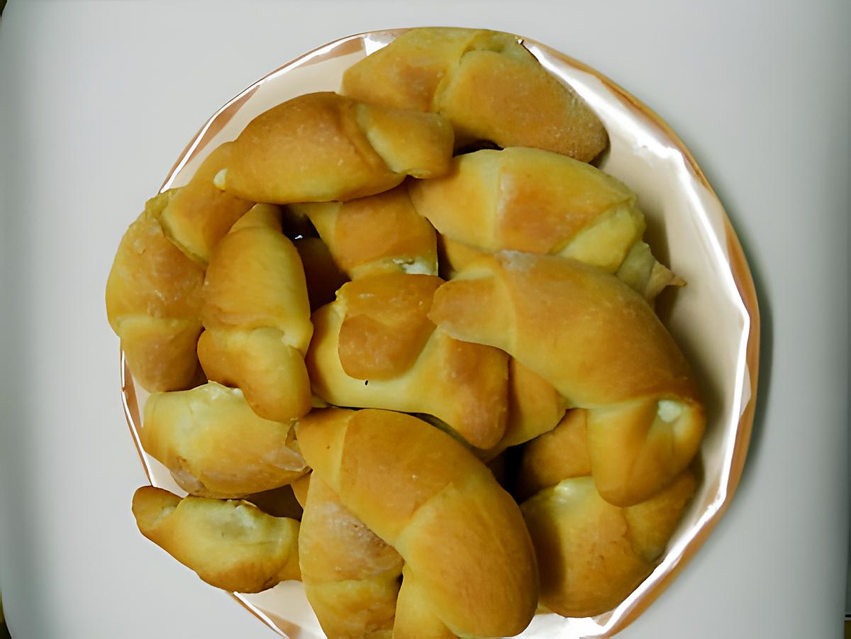 recette Mini croissants de Serbie au fromage (Kiflitza)