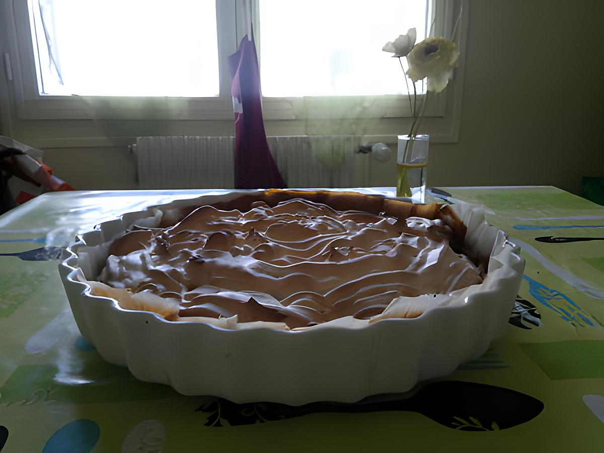 recette Tarte aux pommes meringué