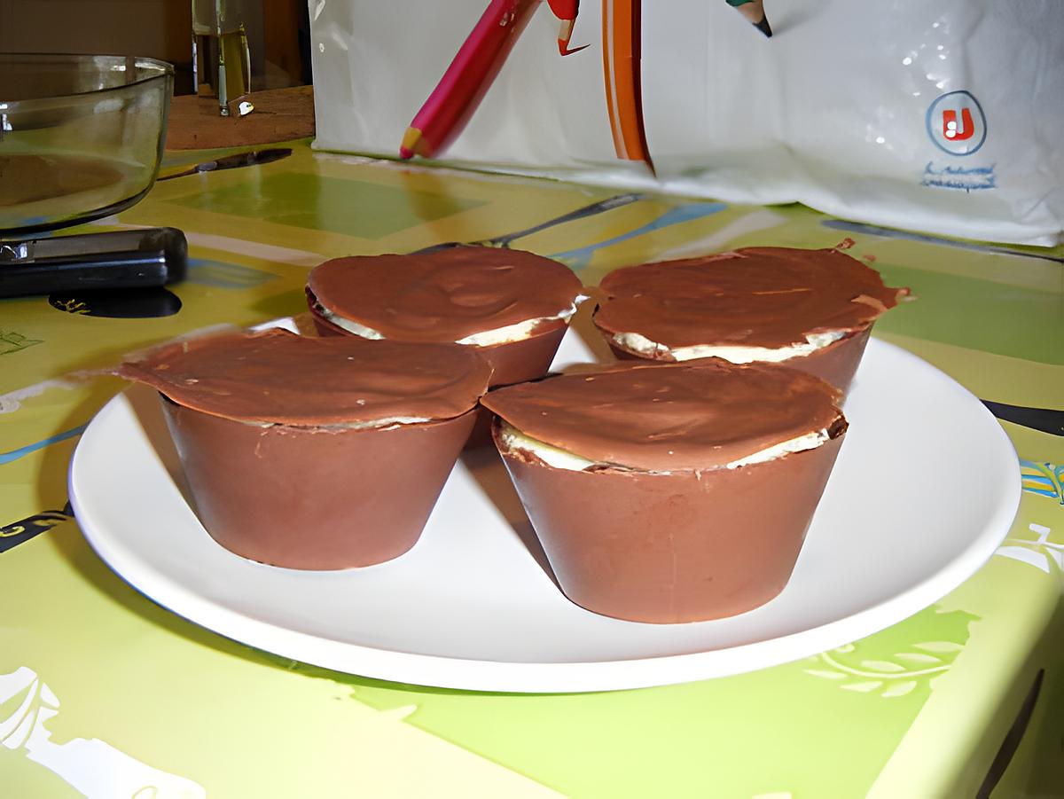 recette Domes deux chocolat et fraises