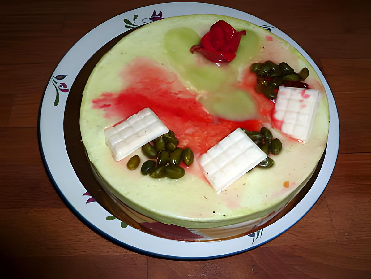 recette GATEAU MOUSSE A LA FRAISE