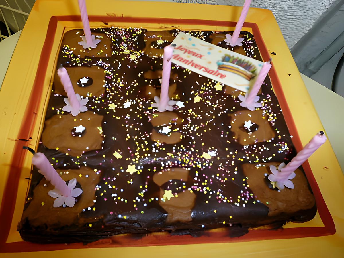 recette gateau d'anniversaire d'Anais