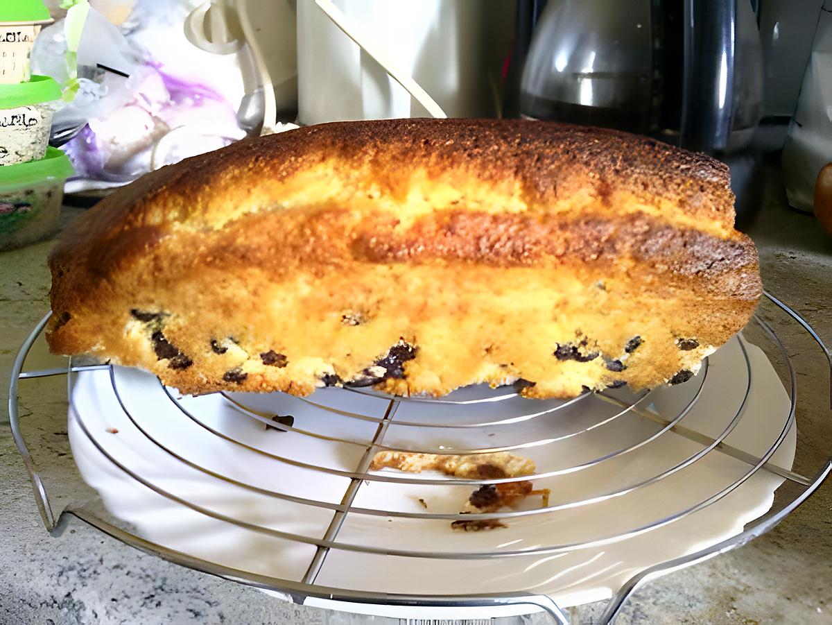 recette cake façon gateau au yaour et pepite de chocolat