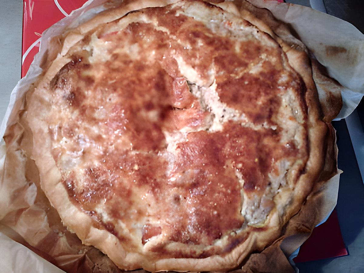 recette Quiche au thon et à la moutarde à lancienne