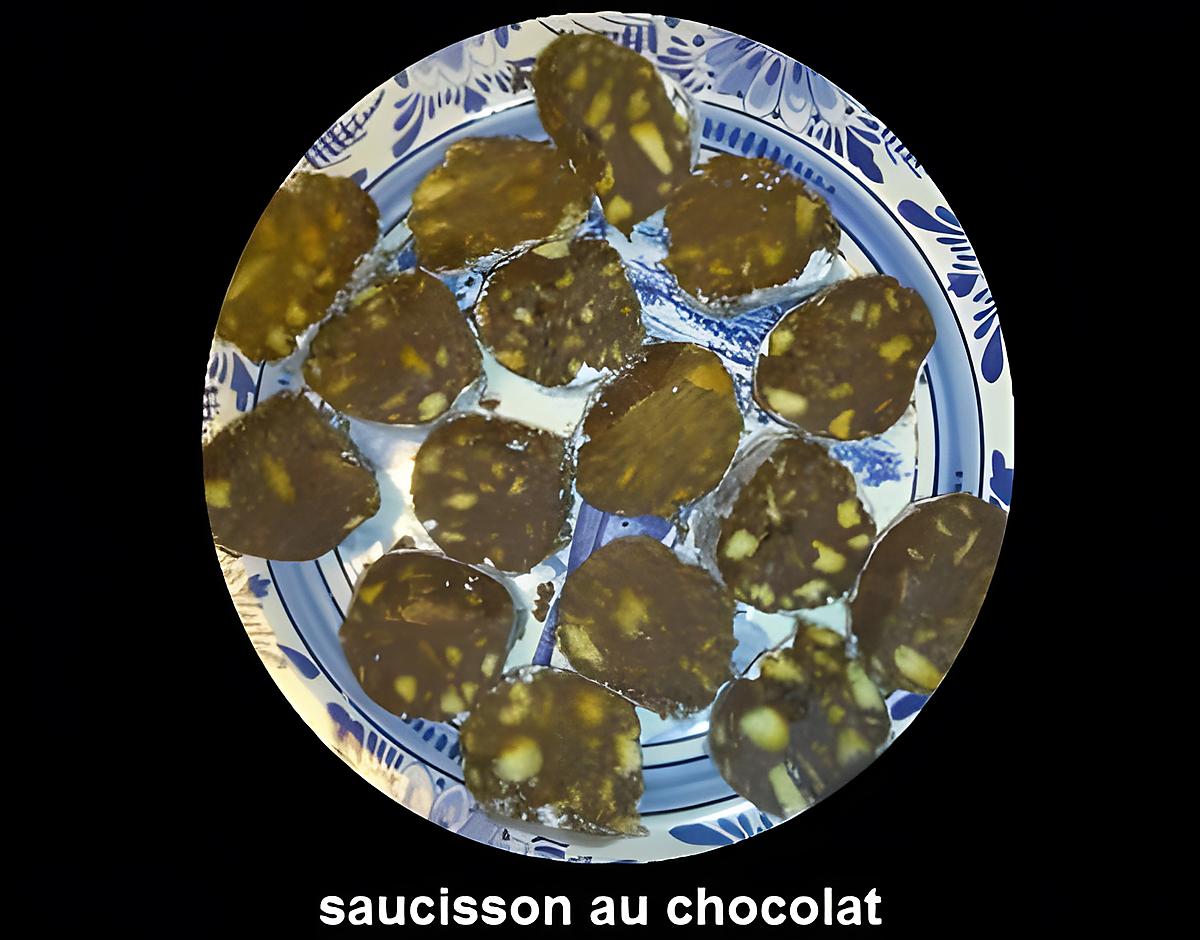 recette saucisson au chocolat