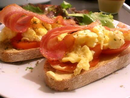 recette tartine américaine