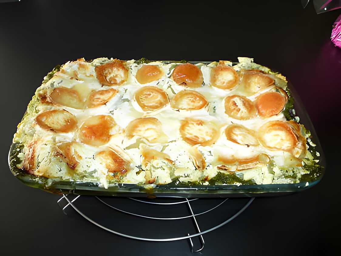 Recette Lasagne Chèvre épinards