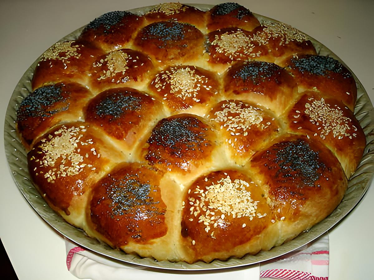 recette PAIN BRIOCHE MARGUERITE