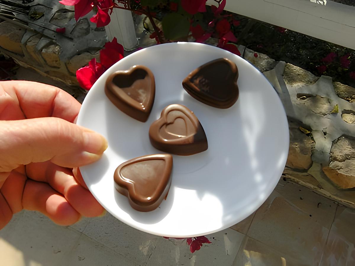 recette Petits chocolats hyper rapides au MO