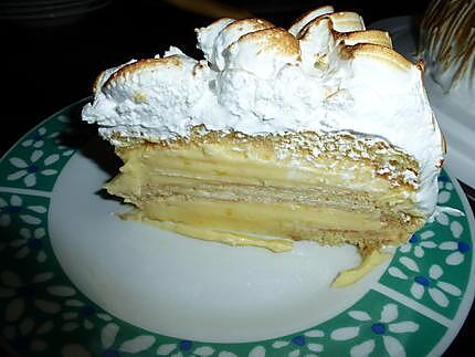 recette gateau façon tarte au citron meringué