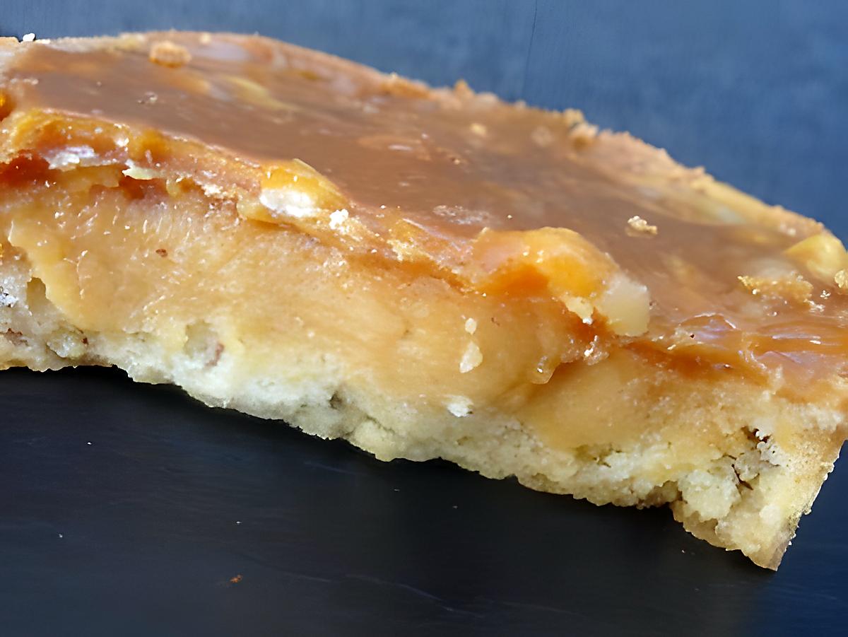 recette Tartelette caramel nougatine de Mercotte