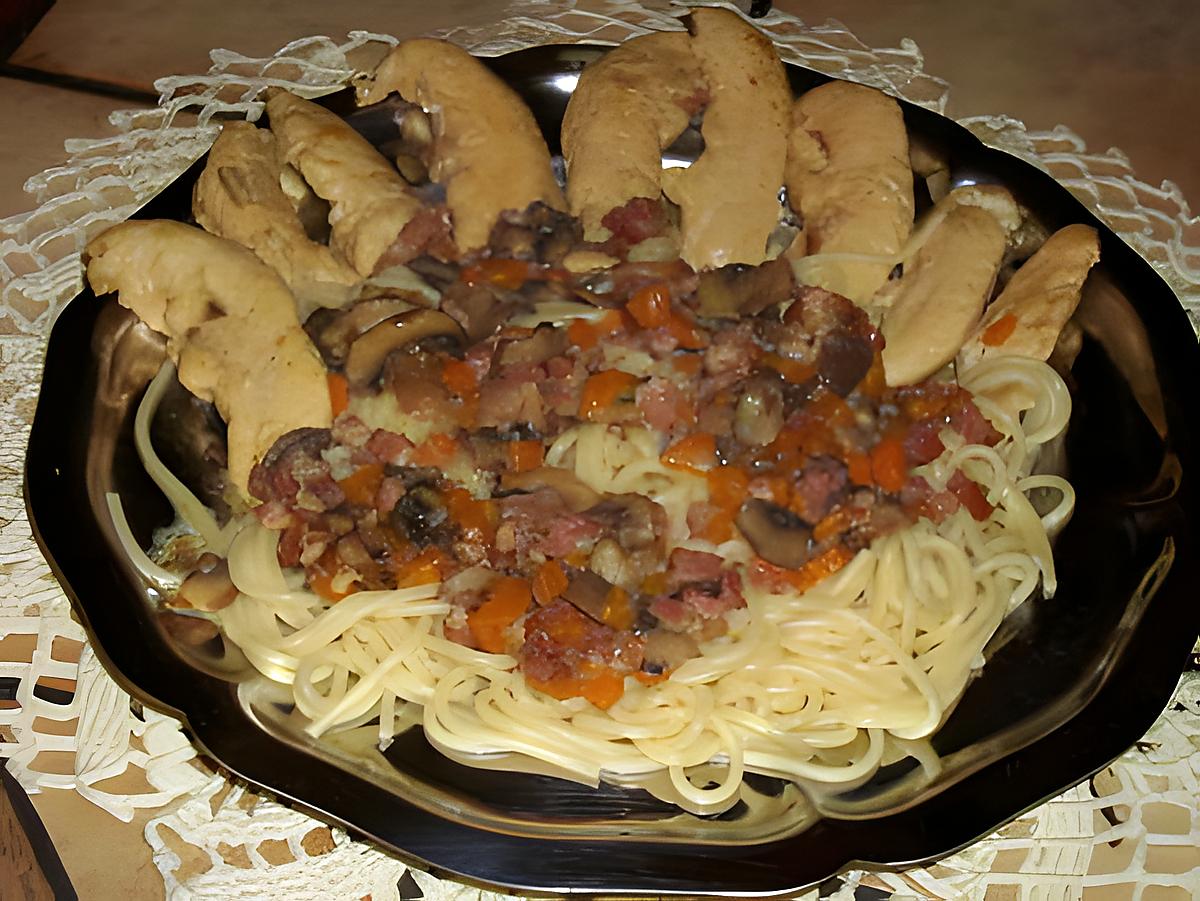 recette aiguillettes de poulet et sa sauce aux petits légumes