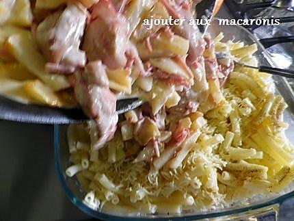 recette Gratin de macaronis au foie gras