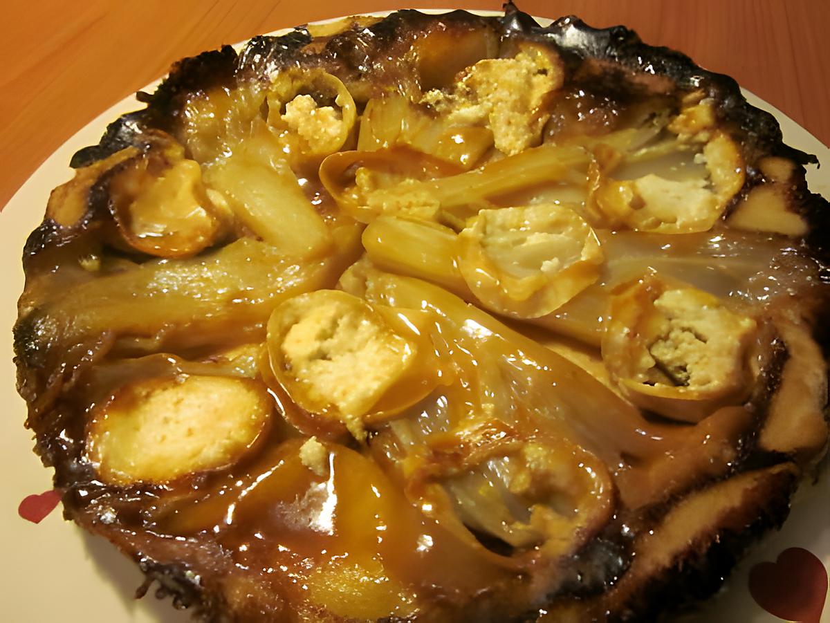 recette TATIN D ENDIVES AU CHEVRE