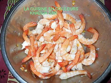 recette Crackers exotiques aux crevettes