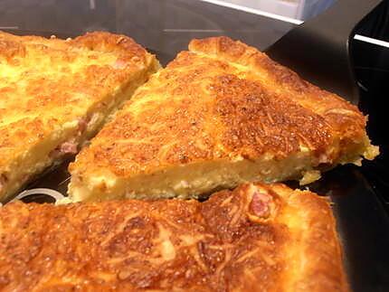 recette quiche fondante au petits lardons