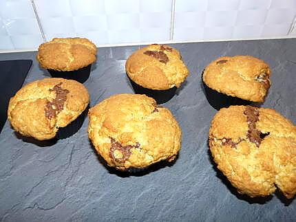 recette Petits gâteaux fleur d'oranger coeur choco