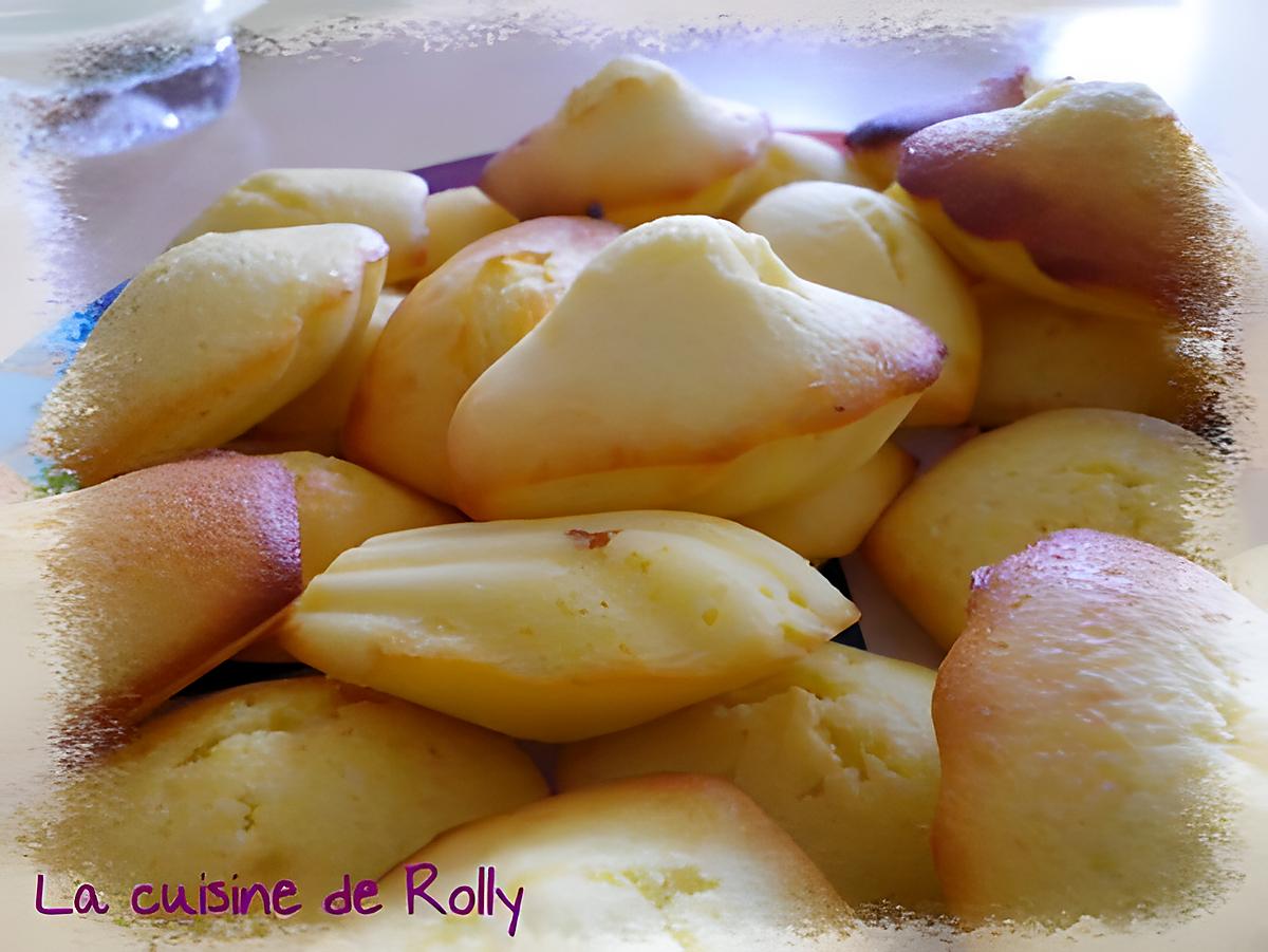 recette Madeleines au citron de Cyril Lignac