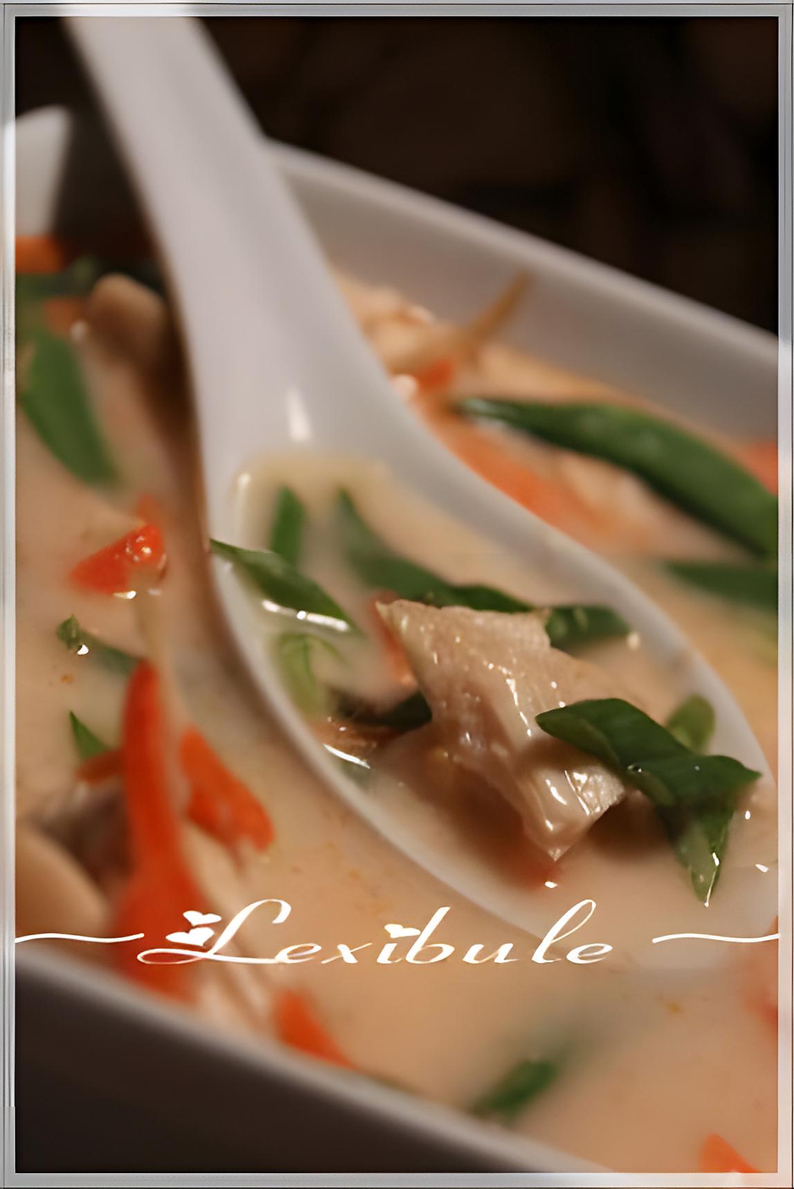 recette Soupe Thaïlandaise