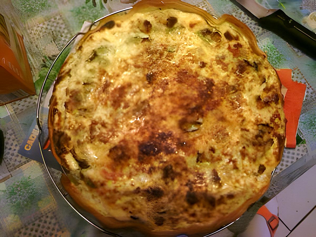 recette quiche aux poireaux