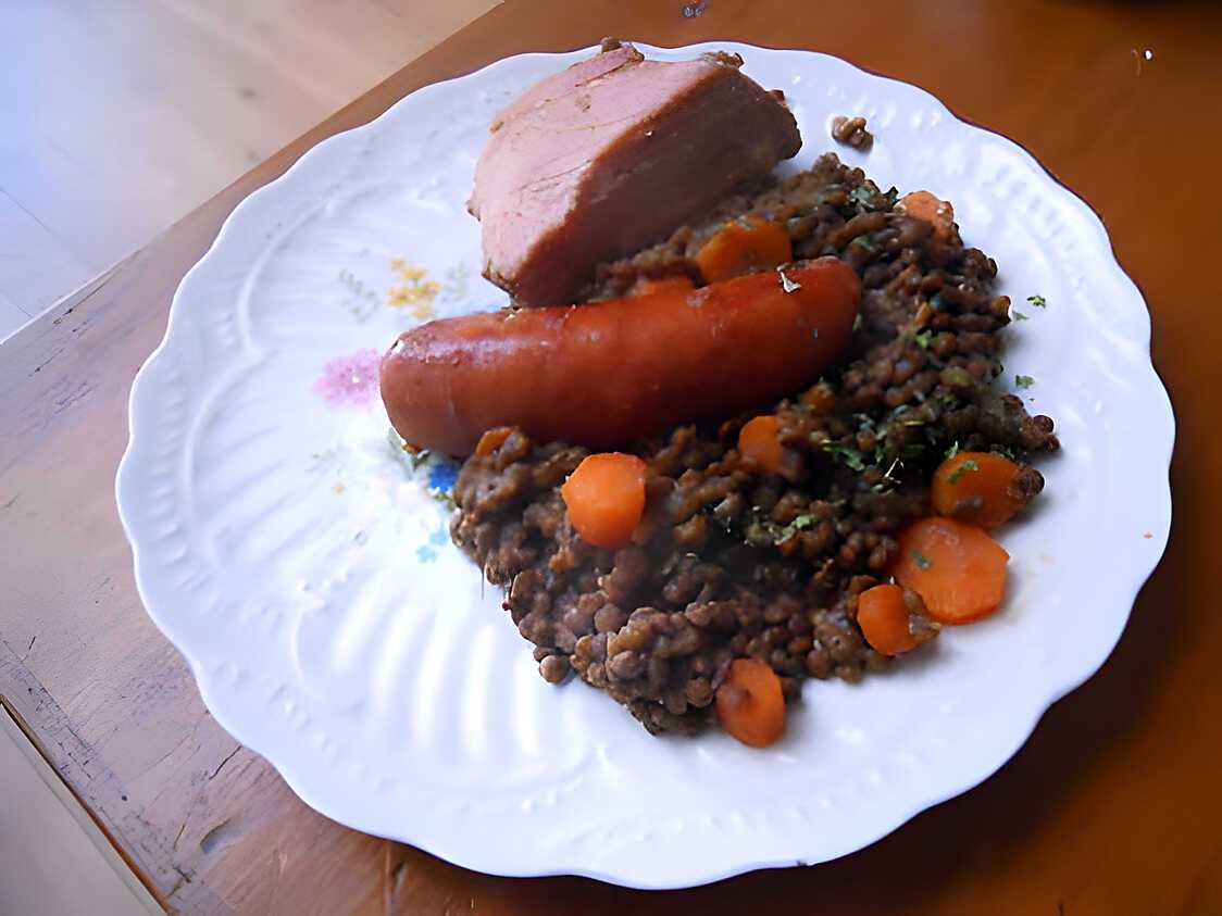 Lentilles Saucisses Montbéliard Carottes Saucisses De Montbéliard Aux Lentilles, Une Recette De Lucullent! 16 Recette de Saucisses de Montbéliard et lentilles du Puy