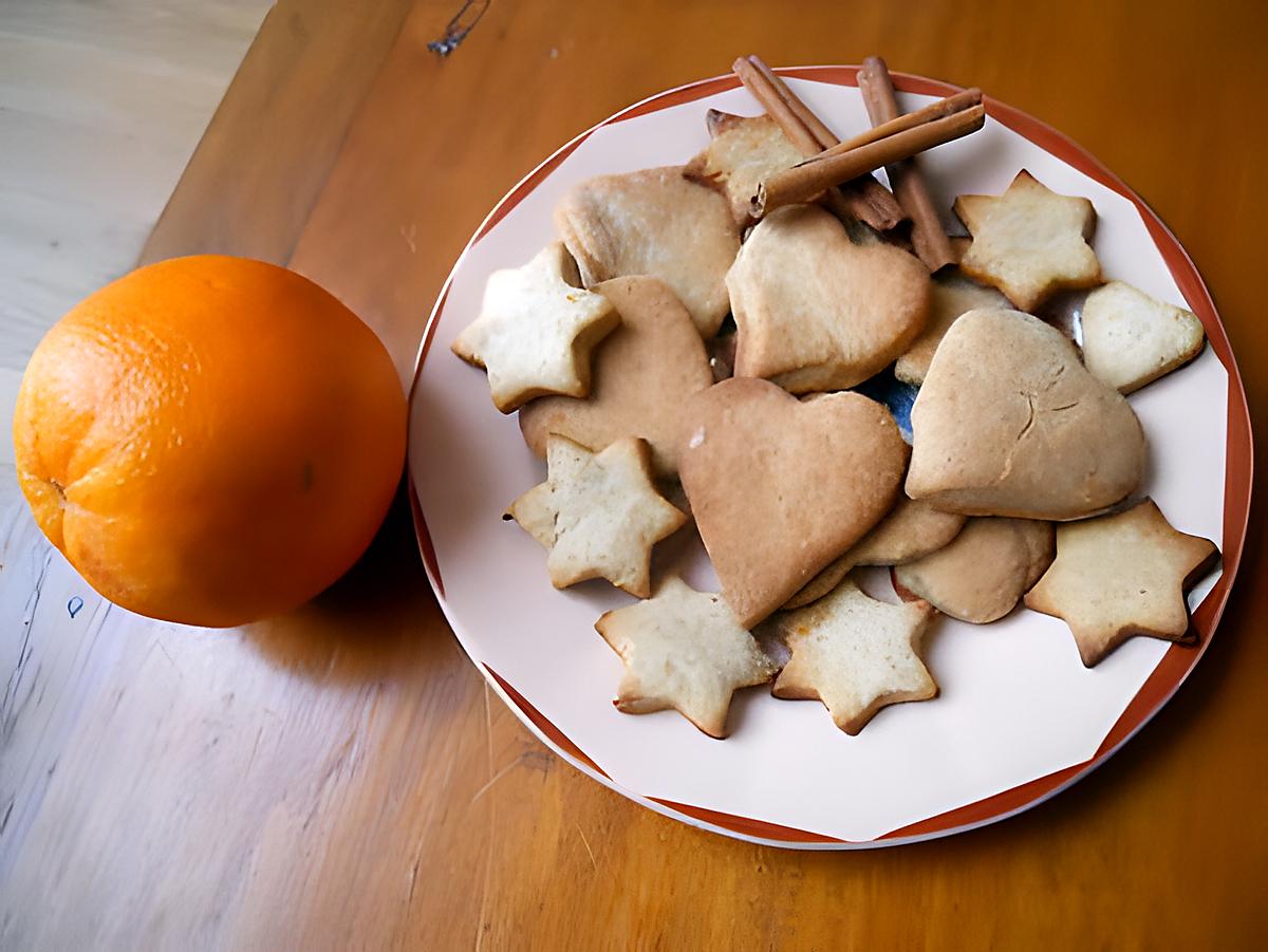 recette SABLES ORANGE CANNELLE