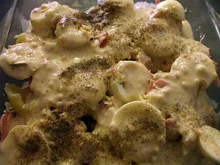 recette Gratin de choux fleur de "Mamina".......