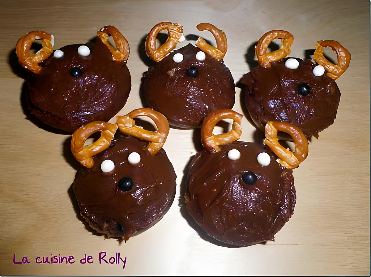 recette Cupcakes rennes de Noël