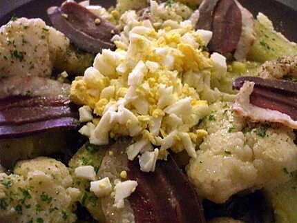 recette Choux fleur en salade improvisé à la Kapiluka.....