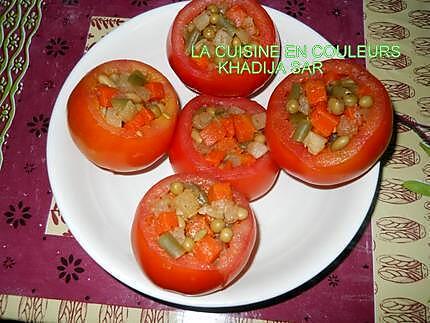 recette Tomates farcies à la macèdoine