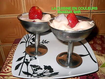 recette Coupes de fraises