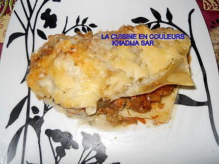 recette Lasagnes au poisson et  aux crevettes