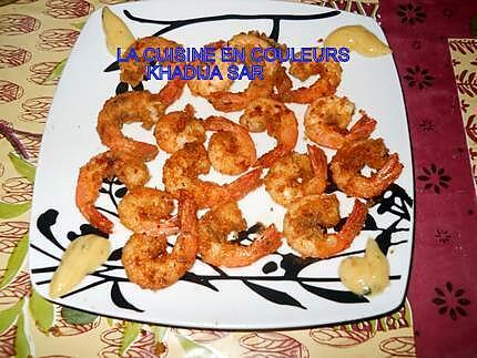 recette crevettes panèes