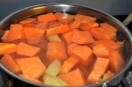 recette Potage à la courge