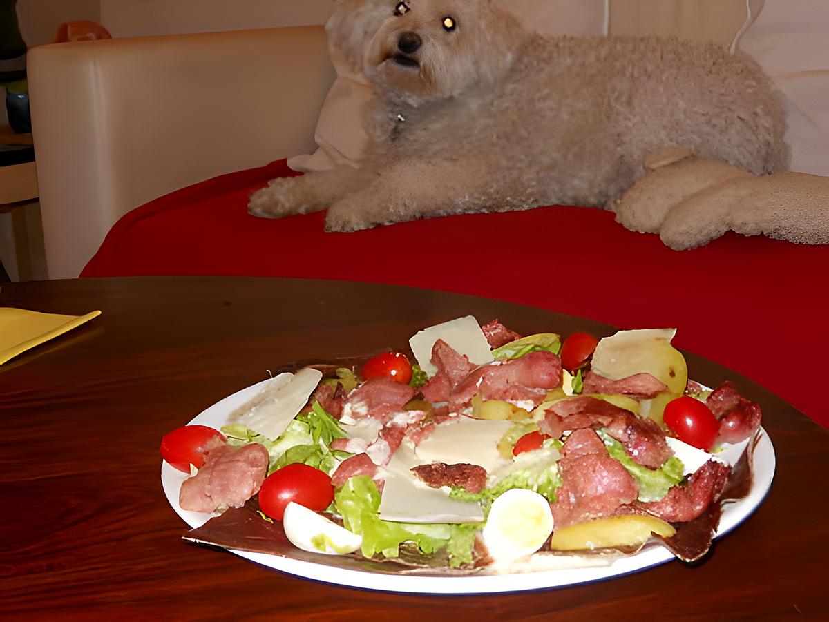 recette SALADE AUX GESIERS CONFITS