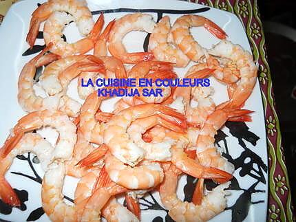 recette Verrines crevettes-poisson blanc saveur crabe