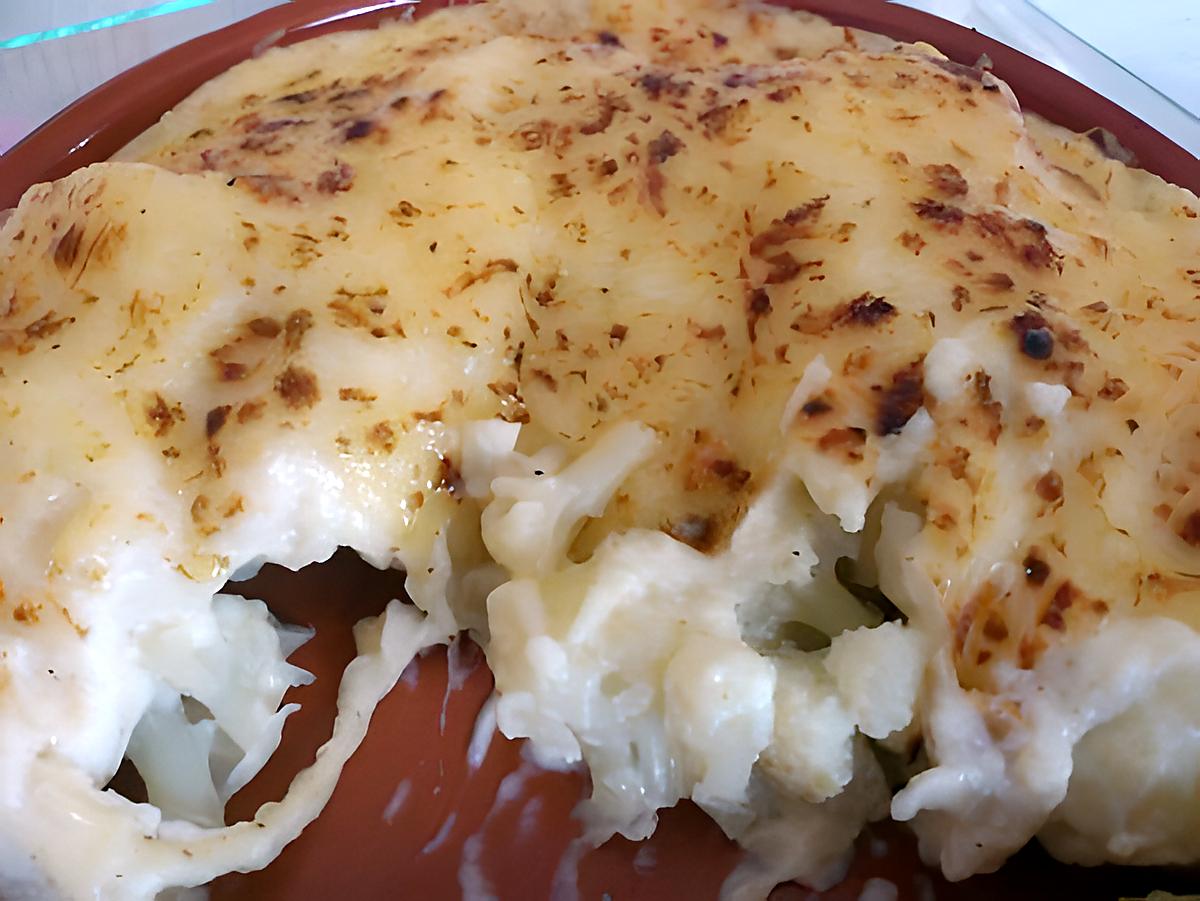 recette Gratin de chou fleur