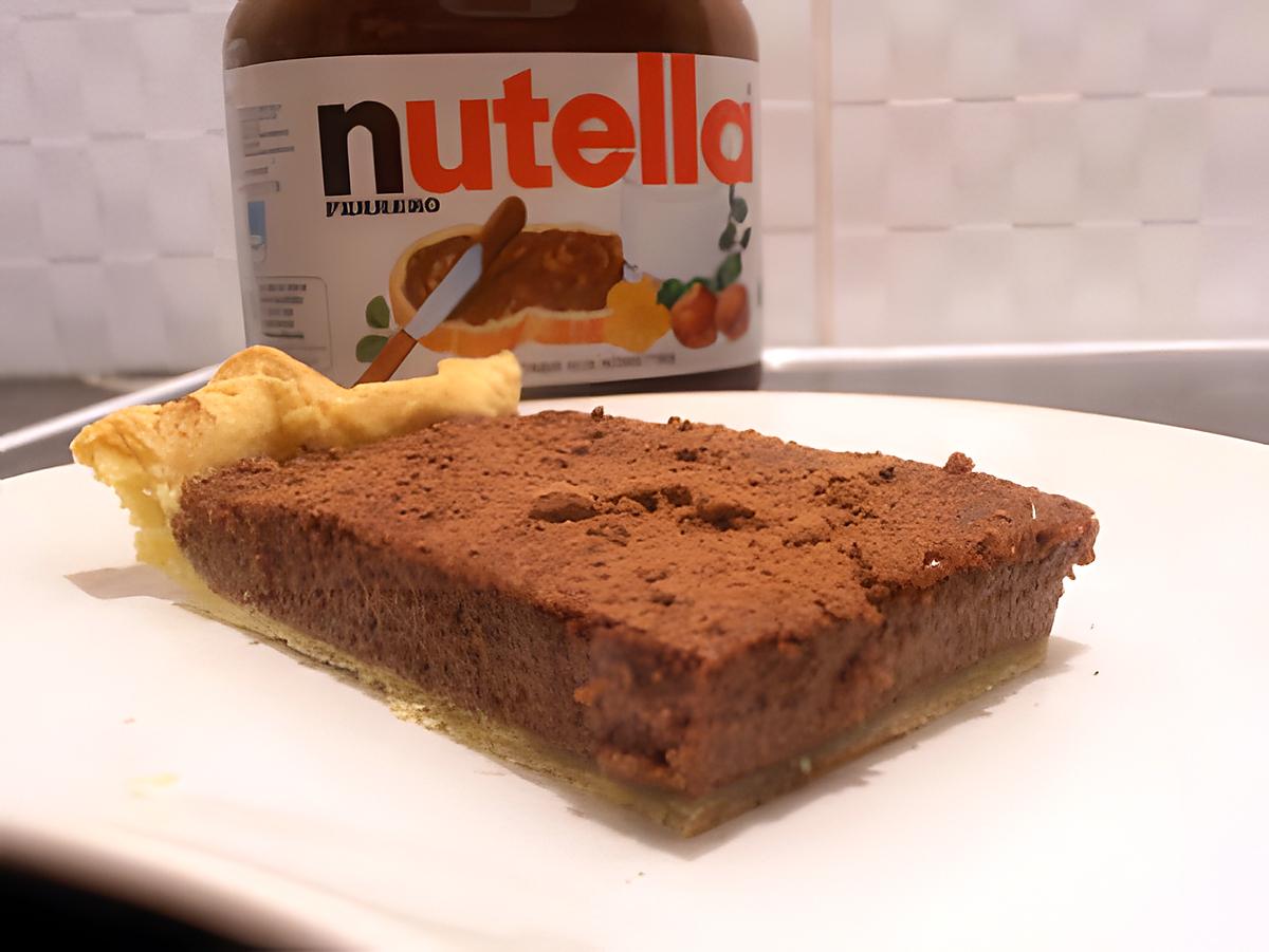 recette flan patissier au nutella