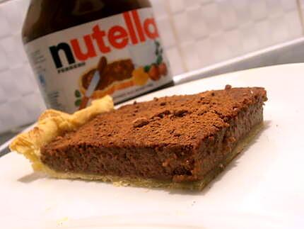 recette flan patissier au nutella