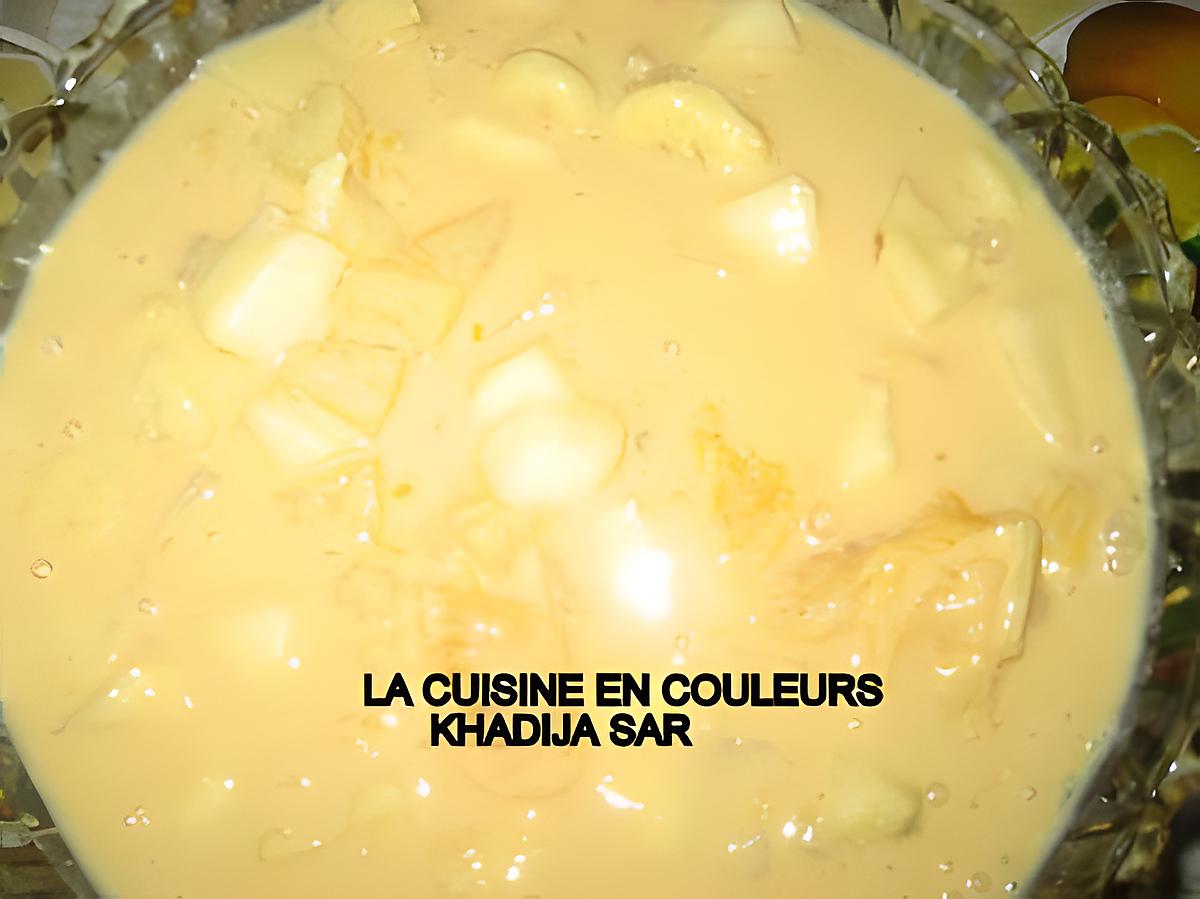 recette créme citron aux fruits