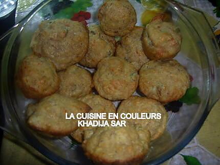 recette Muffins aux miettes de thon et aux cornichons