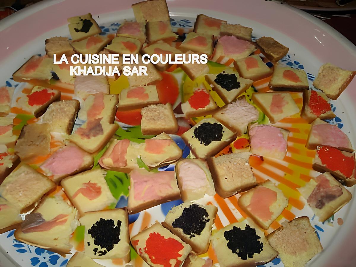 recette canapés assortis