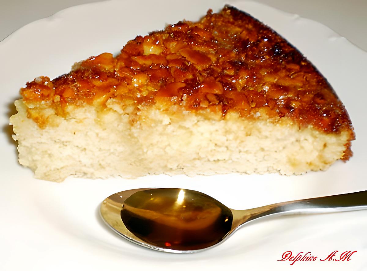 recette Gâteau aux amandes caramélisées