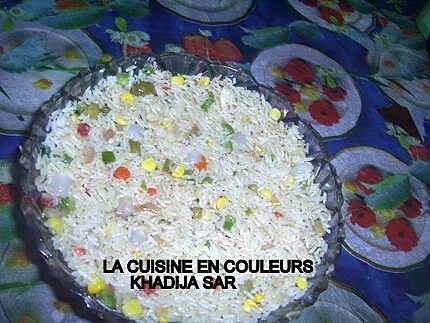 recette Salade de riz(2 éme version)