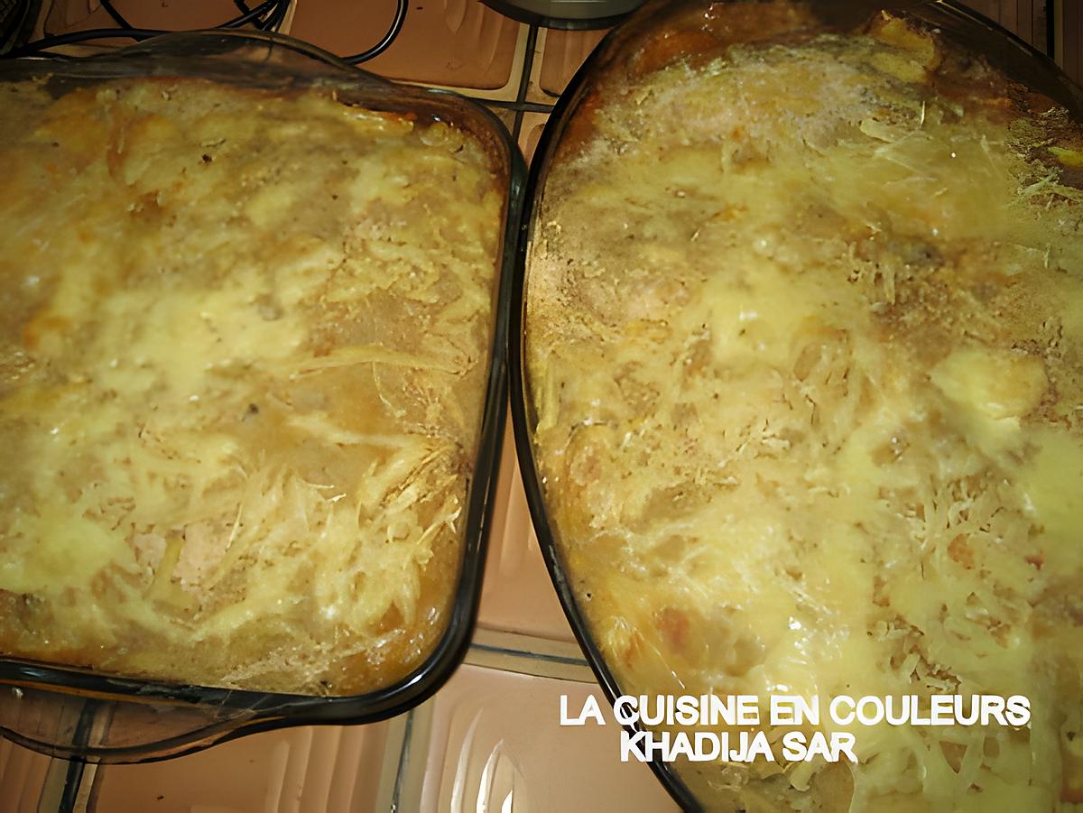 recette gratin de poisson et de crevettes sauce mornay